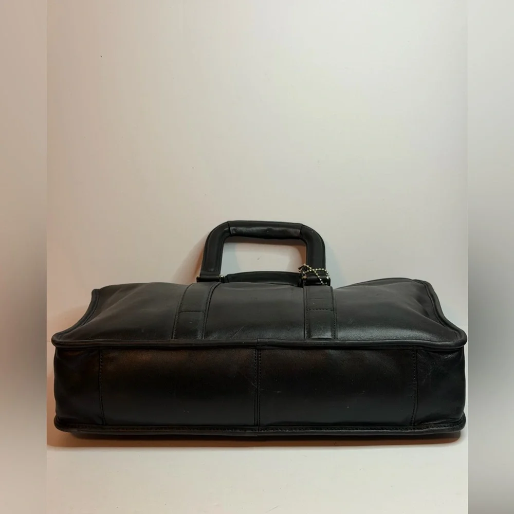 Coach Lexington Embassy Black Leather Briefcase - Picture 9 of 15